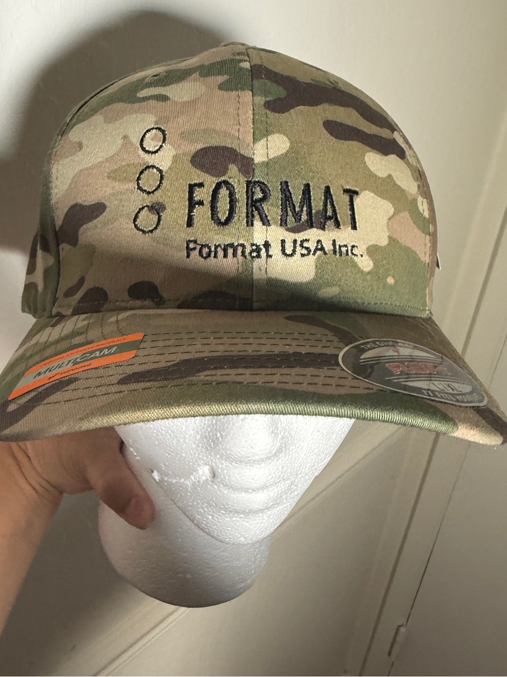 Format USA Multicam Camo Baseball Cap - Green Camo NEW L/XL